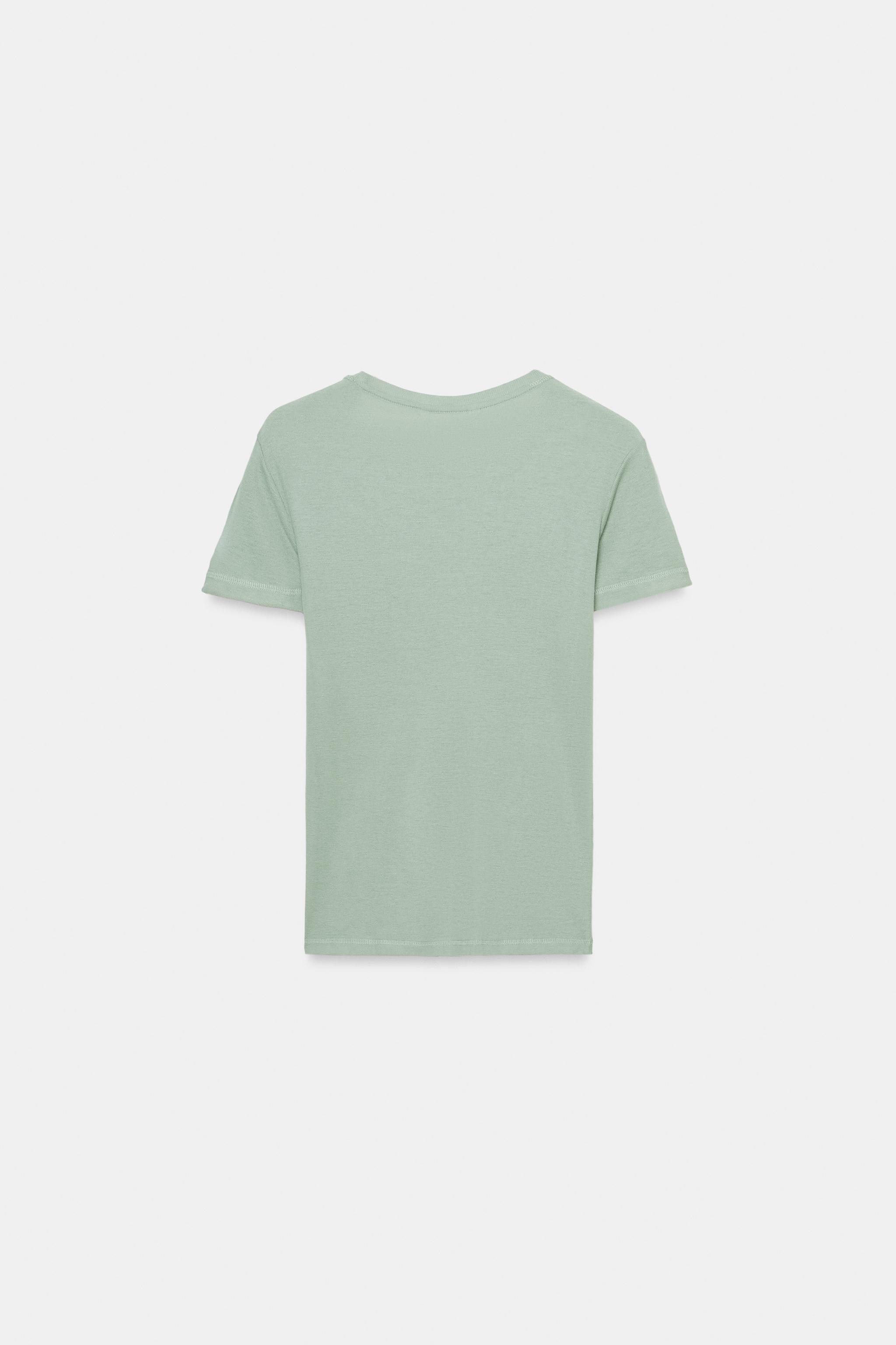 T-SHIRT FLUIDE À MANCHES COURTES